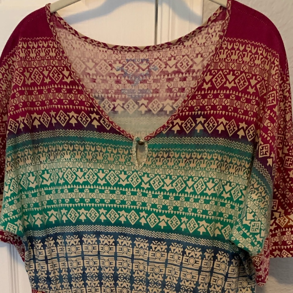 TShirt material multi-colored Dress